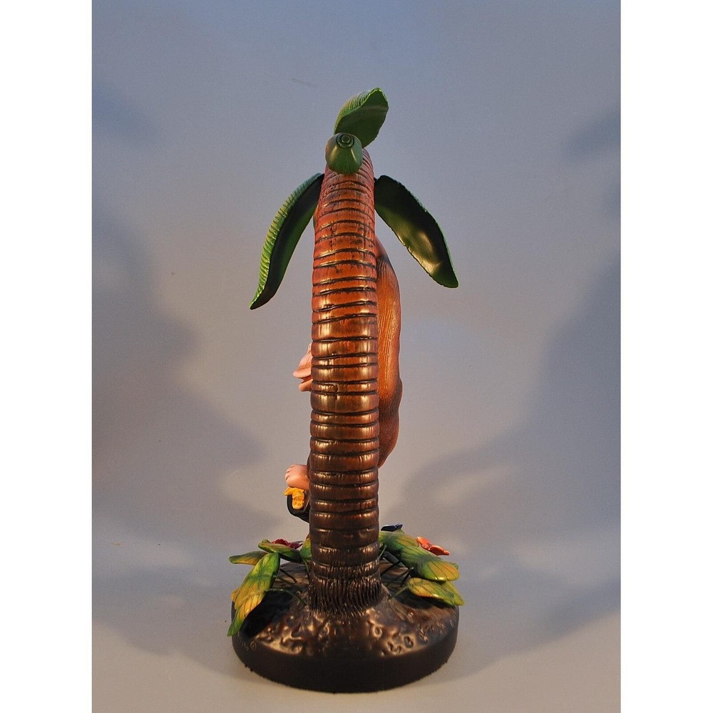 Sergio Bustamante Rare 4 Eyed Ceramic Hanging Monkey in Palm Tree Mexico - Picture 2 of 7